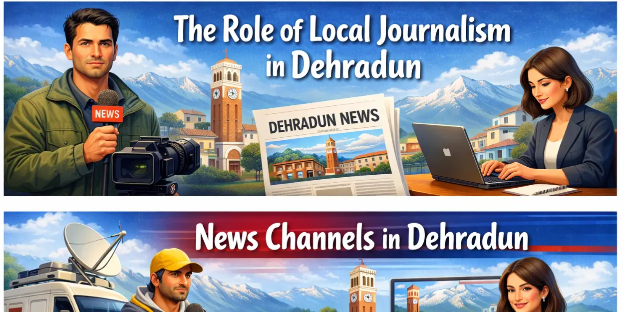 Local journalism and news channels in Dehradun