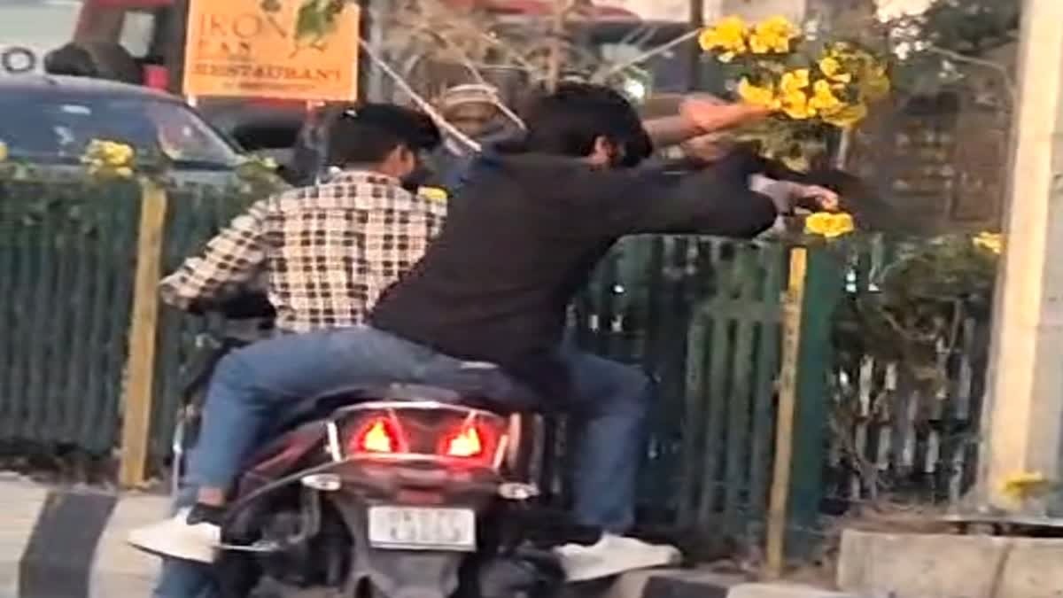 देहरादून डिवाइडर से फूल उखाड़ने का मामला