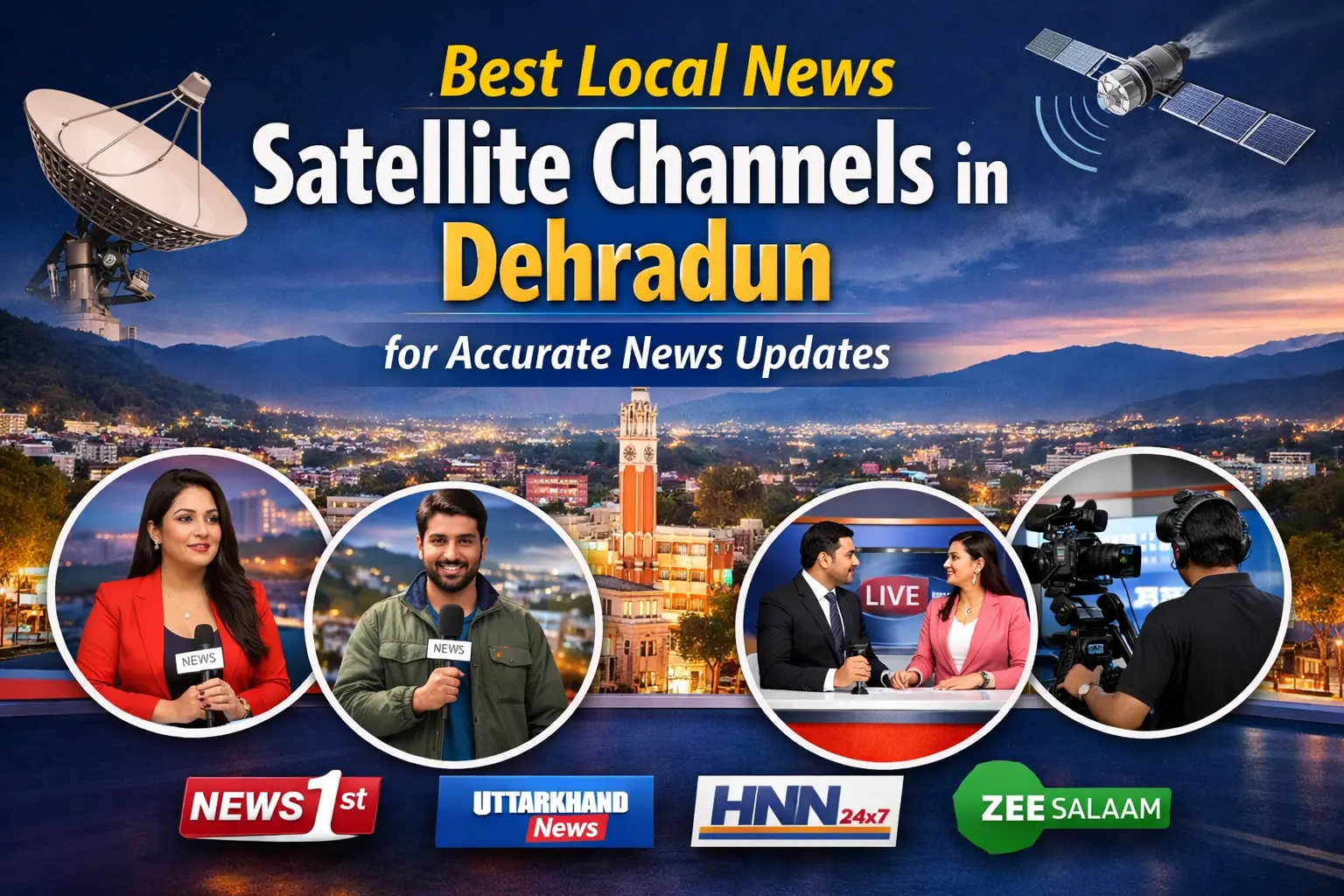 Best Local News Satellite Channels in Dehradun